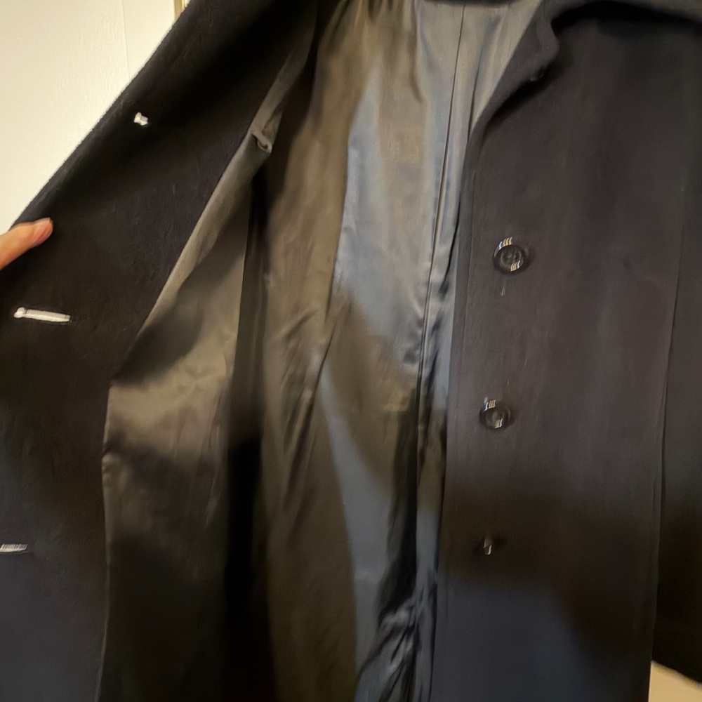 Jones New York Elegant Black Trench Coat - Picture 6 of 8